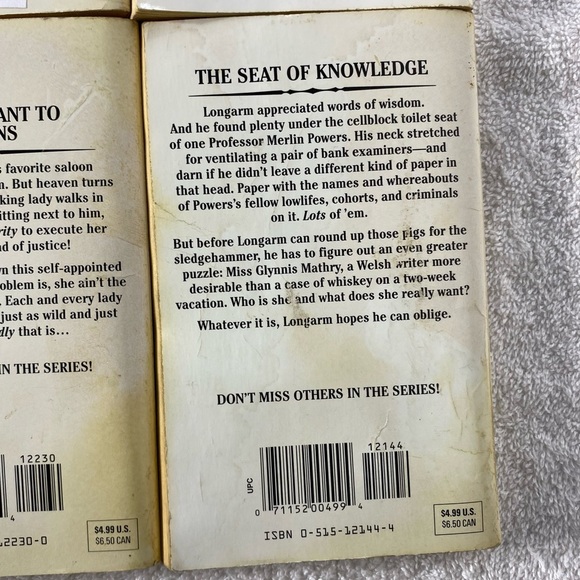 Vintage Longarm Action Western Romance Novel x4 - Picture 10 of 14